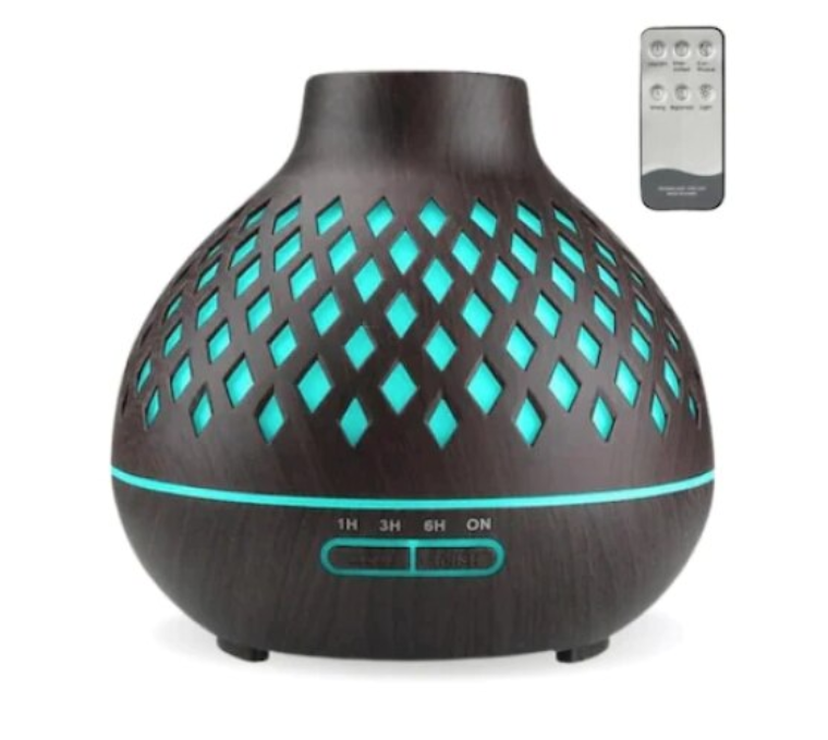 Difuzor de aromaterapie cu telecomanda rezervor 400ml